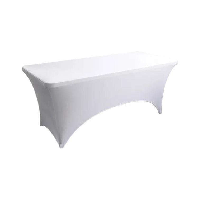 183x75x75cm Rectangular Elastic Table Cover Hotel Restaurant Wedding Banquet Party Long Table Dec...