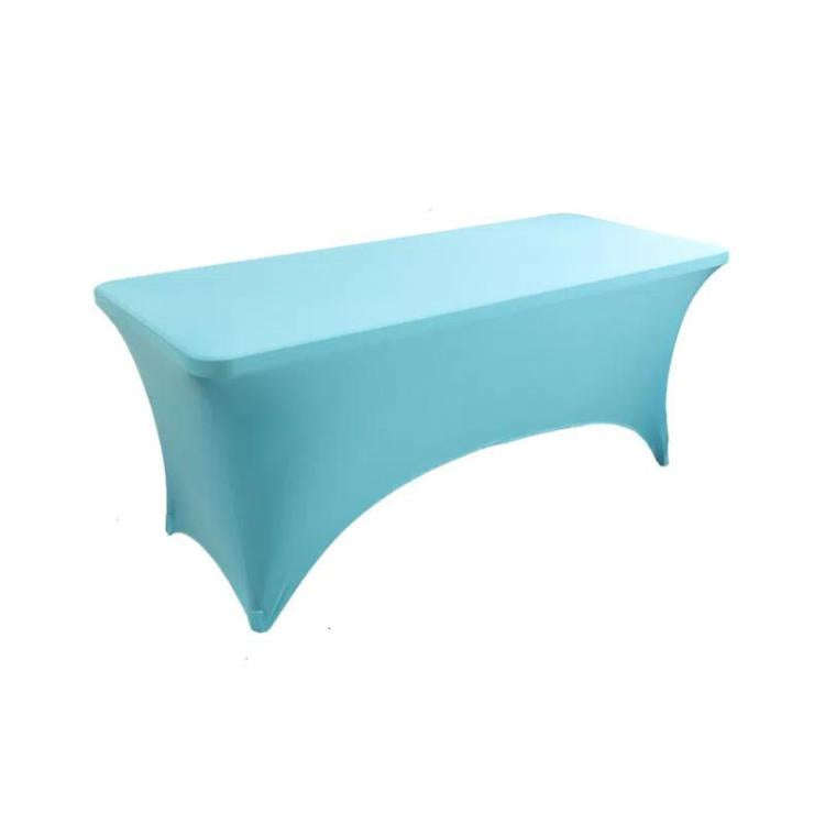 244x75x75cm Rectangular Elastic Table Cover Hotel Restaurant Wedding Banquet Party Long Table Dec...