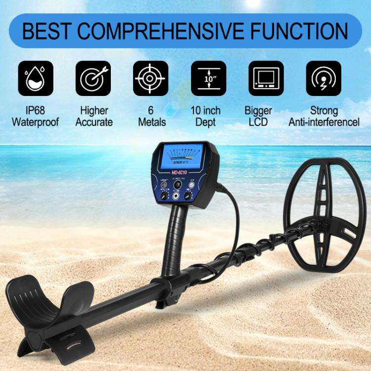Goint MD-6010 Handheld Metal Detector High Sensitivity Underground Gold Detector Outdoor Treasure...