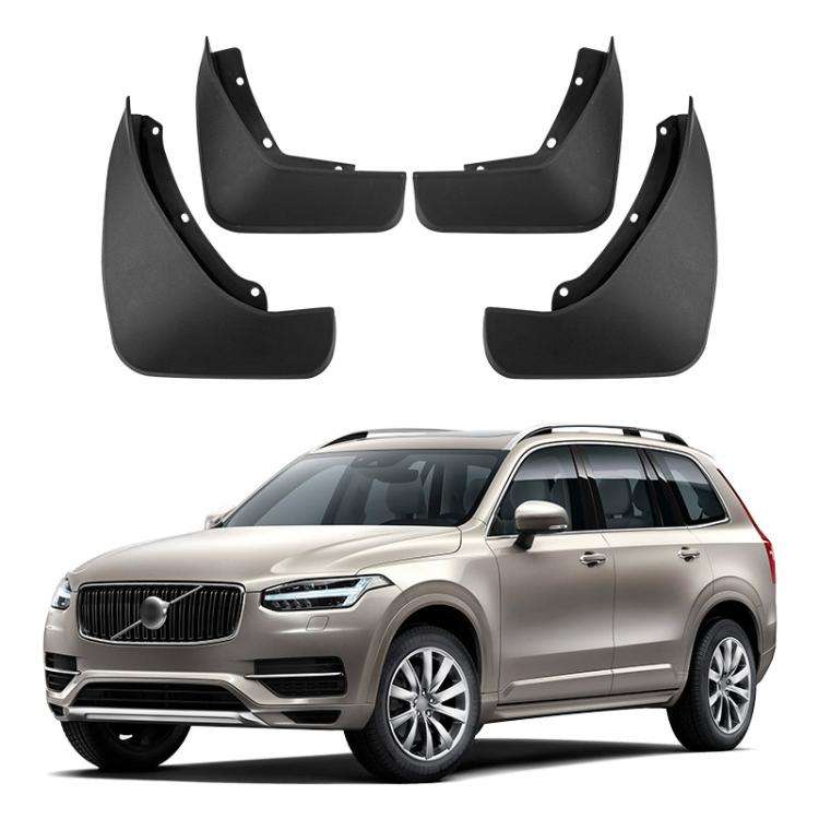 For 2015-2023 Volvo XC90 Car Tire Soft Rubber Mudguard(Black)