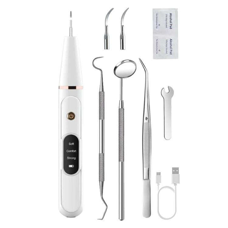 Pet Ultrasonic Teeth Cleaner Dog Tooth Brushing Kit Plaque Tartar Remover Dental Care Tool, Spec:...