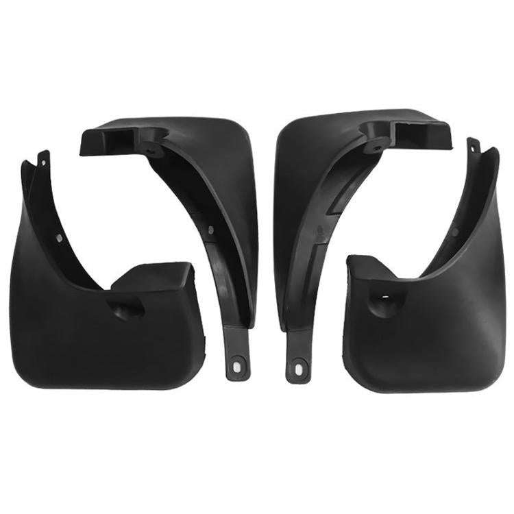 For 2006-2012 Toyota RAV4 2.0L Car Tire Soft Rubber Mudguard(Black)