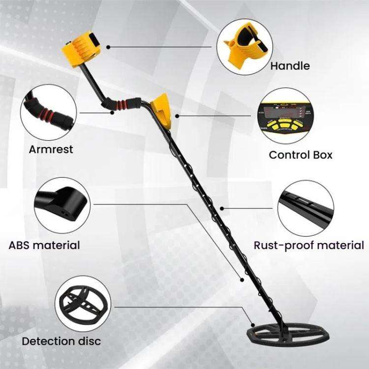 Goint MD6350 Handheld Underground Metal Detector Outdoor Archaeology Waterproof Treasure Hunting ...