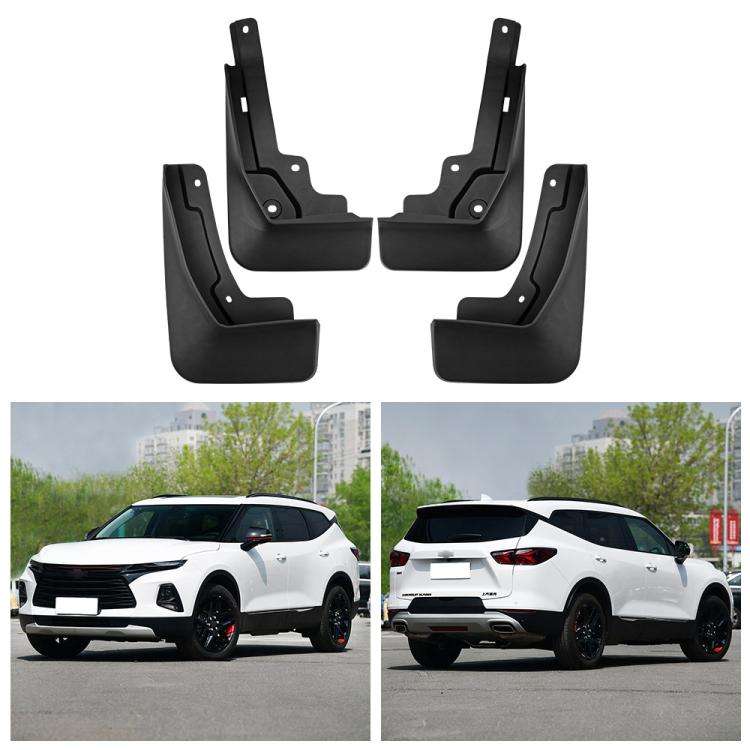 For 2019-2024 Chevrolet Blazer Car Tire Soft Rubber Mudguard(Black)