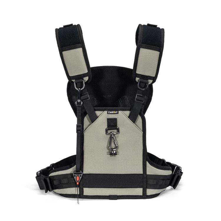 Cwatcun D182 Camera Strap Vest Outdoor Stress Relief DSLR Camera Quick Release Vest