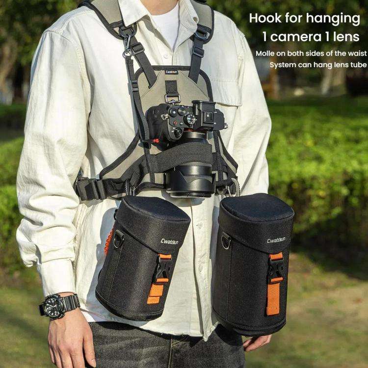 Cwatcun D182 Camera Strap Vest Outdoor Stress Relief DSLR Camera Quick Release Vest
