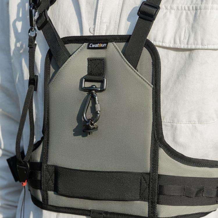 Cwatcun D182 Camera Strap Vest Outdoor Stress Relief DSLR Camera Quick Release Vest