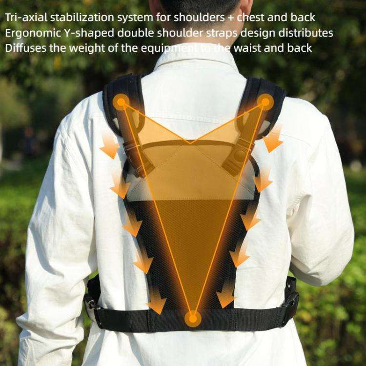 Cwatcun D182 Camera Strap Vest Outdoor Stress Relief DSLR Camera Quick Release Vest