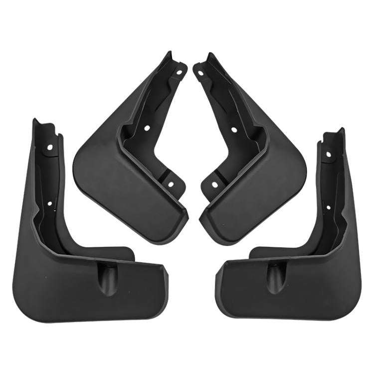 For 2022 Toyota BZ4X Car Tire Soft Rubber Mudguard(Black)