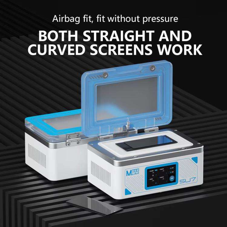 MaAnt SU7 Cell Phone Repair Curved Screen Pressing Machine Flat Panel LCD Screen Vacuum Laminatin...