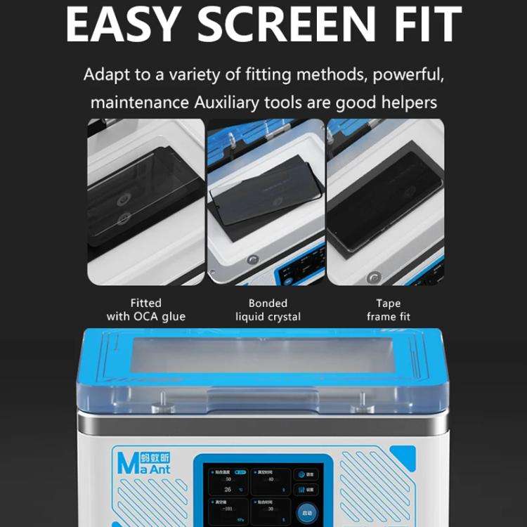 MaAnt SU7 Cell Phone Repair Curved Screen Pressing Machine Flat Panel LCD Screen Vacuum Laminatin...