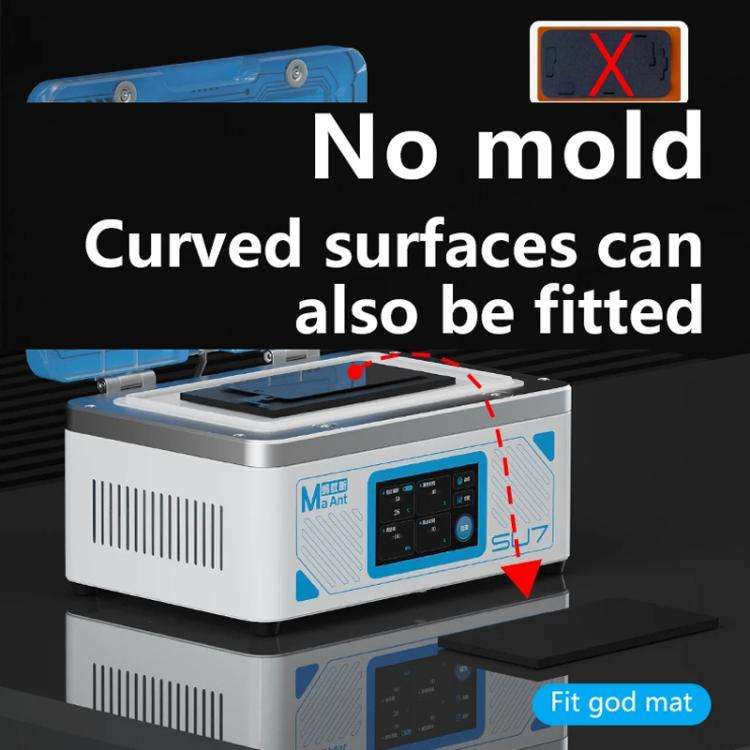 MaAnt SU7 Cell Phone Repair Curved Screen Pressing Machine Flat Panel LCD Screen Vacuum Laminatin...