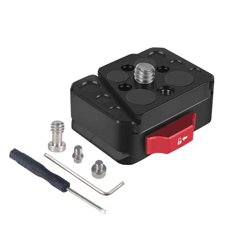 V-Mount Quick Release Plate Quick Release Kit Sports Camera Mount(Top Cover + Base)