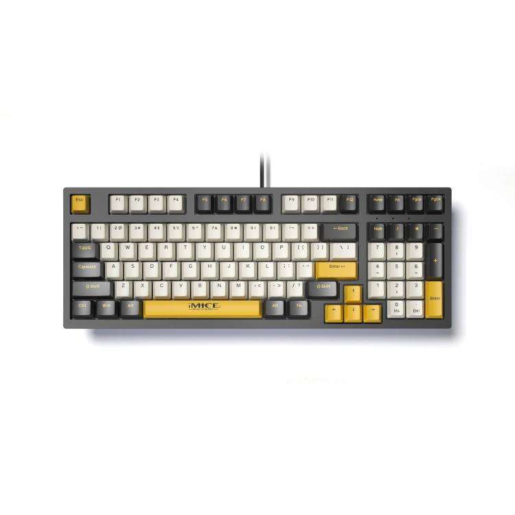 iMICE GK-500 Type-C Wired Mechanical Keyboard Gaming Keyboards(Black)