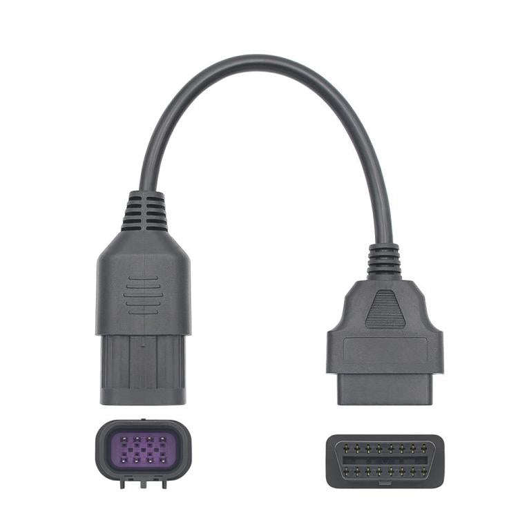 OBD2 8 Pin To 16 Pin Cable For Polaris Slingshot ATV(Black)