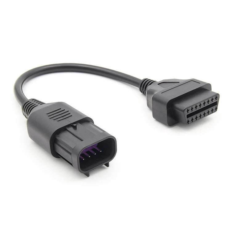 OBD2 8 Pin To 16 Pin Cable For Polaris Slingshot ATV(Black)