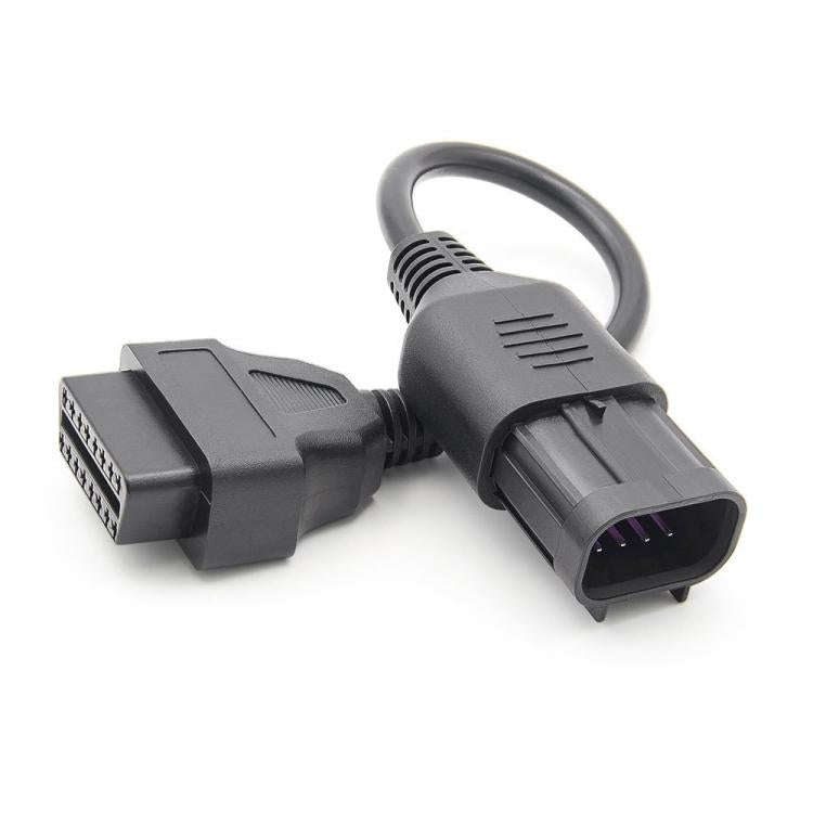 OBD2 8 Pin To 16 Pin Cable For Polaris Slingshot ATV(Black)