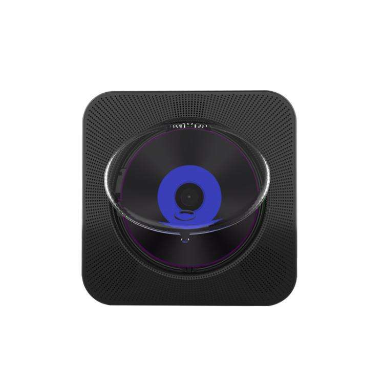 Kecag KC-807 Wall-mounted Home Retro Bluetooth CD Player, Spec: EU Plug(Black)