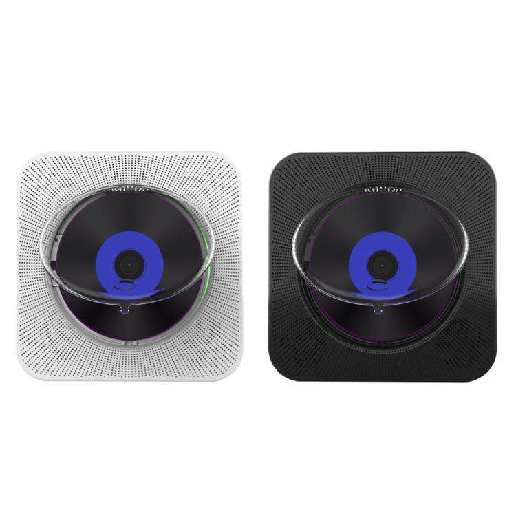 Kecag KC-807 Wall-mounted Home Retro Bluetooth CD Player, Spec: EU Plug(Black)