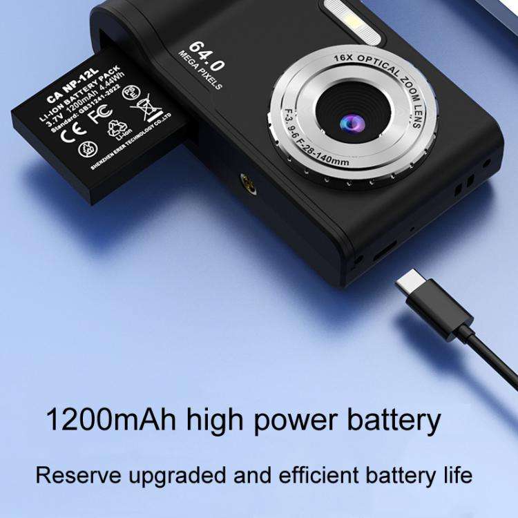 Q21 4K High Definition 16X Digital Zoom Camera 96 Megapixel Camera(Black)
