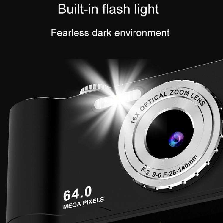 Q21 4K High Definition 16X Digital Zoom Camera 96 Megapixel Camera(Black)