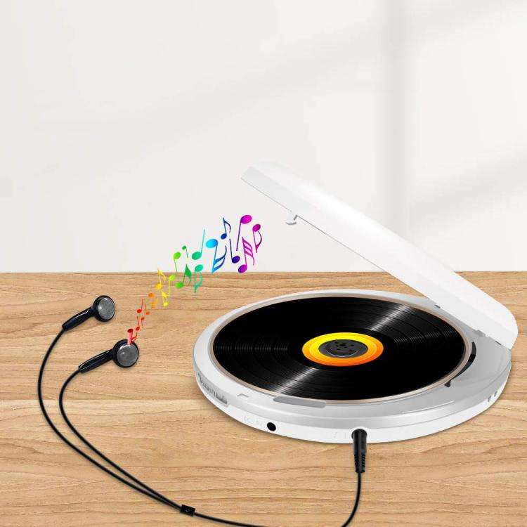 Kecag Mini Portable CD Player Walkman Study and Repeat Retro MP3 Music CD Player(KC-707)