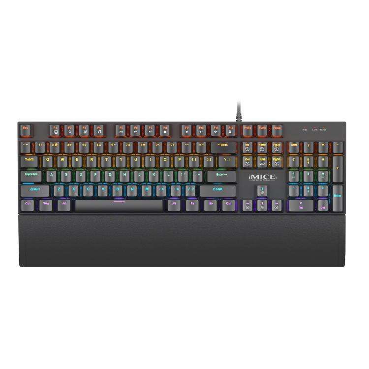 iMICE GK-600 With Hand Rest USB Wired RGB Mechanical Metal Gaming Keyboard