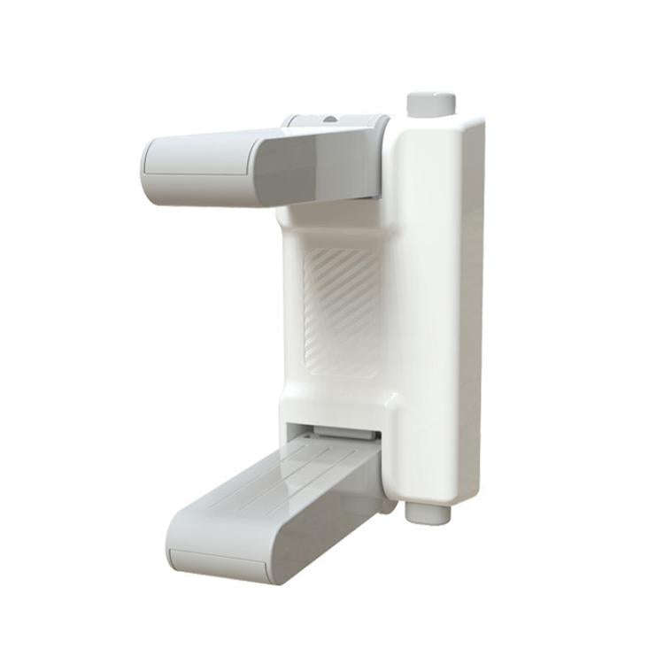Anti-open Door Child Security Lock Baby Anti-theft Door Latch Anti-cat Dog Doorknob Lock(White Gray)