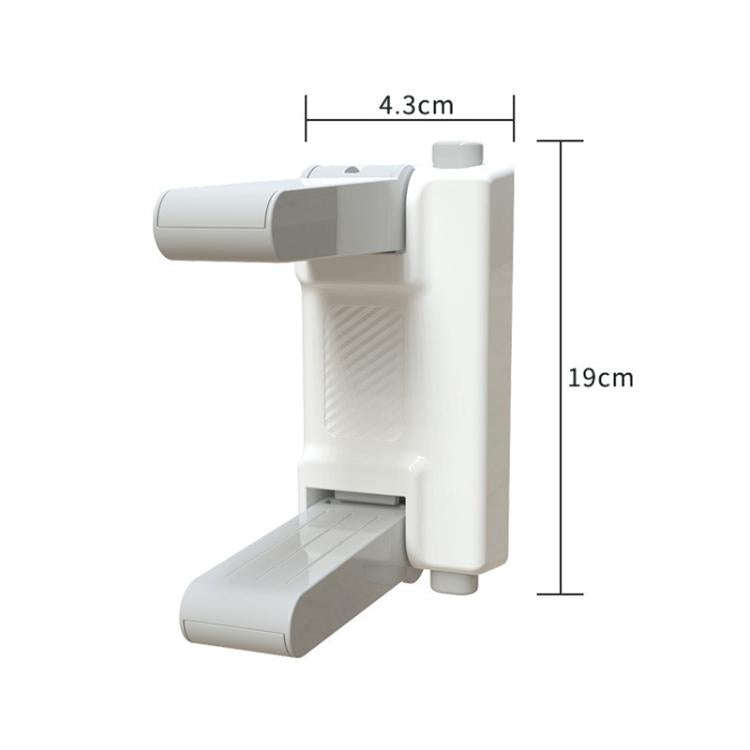 Anti-open Door Child Security Lock Baby Anti-theft Door Latch Anti-cat Dog Doorknob Lock(White Gray)
