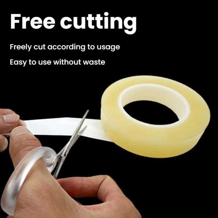PVC Food Can Sealing Film Transparent Seamless Tape, Size: 18mm x 100m