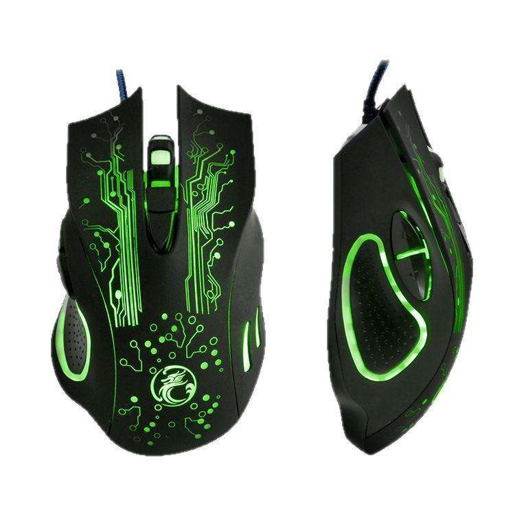 iMICE GK-490 4 In 1 Wired Hovering Illuminated Gaming Keyboard Mouse Headset Set
