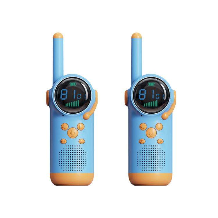 D22 1pair Children Handheld Wireless Walkie Talkie Parent-Child Outdoor Wireless Talking Toys(Blu...