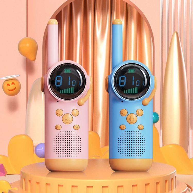 D22 1pair Children Handheld Wireless Walkie Talkie Parent-Child Outdoor Wireless Talking Toys(Blu...
