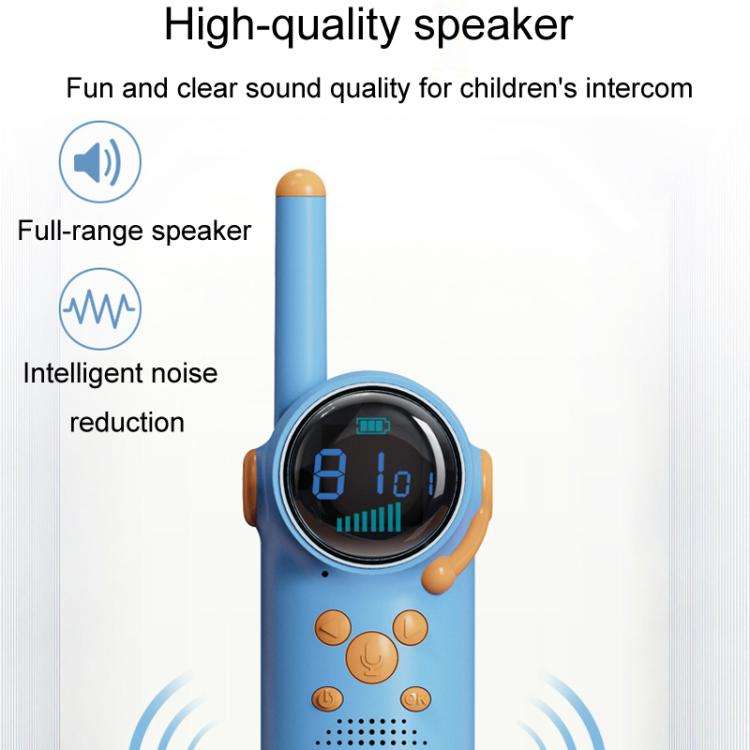 D22 1pair Children Handheld Wireless Walkie Talkie Parent-Child Outdoor Wireless Talking Toys(Blu...