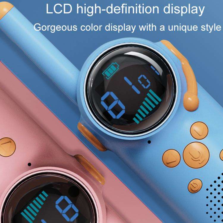 D22 1pair Children Handheld Wireless Walkie Talkie Parent-Child Outdoor Wireless Talking Toys(Pin...