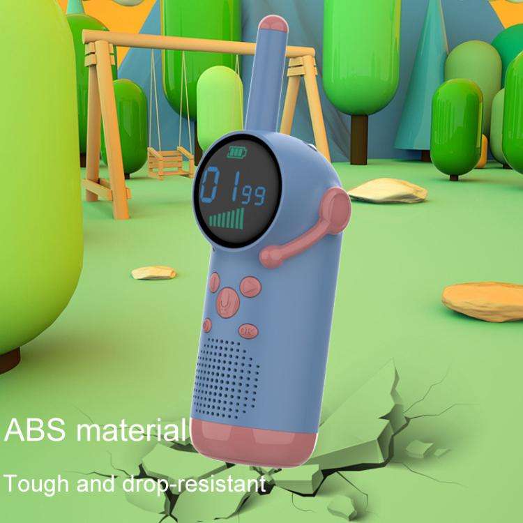 D22 1pair Children Handheld Wireless Walkie Talkie Parent-Child Outdoor Wireless Talking Toys(Blu...