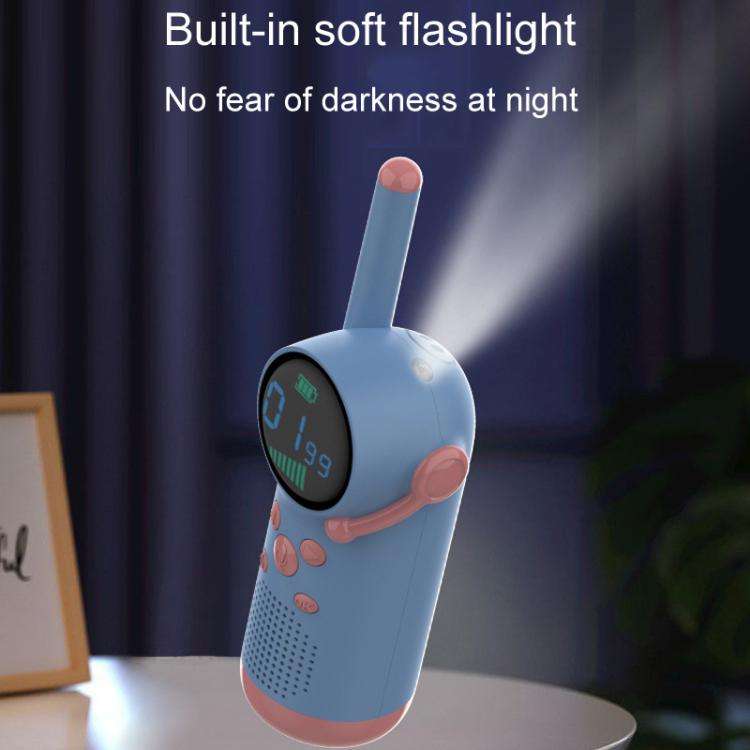 D22 1pair Children Handheld Wireless Walkie Talkie Parent-Child Outdoor Wireless Talking Toys(Blu...