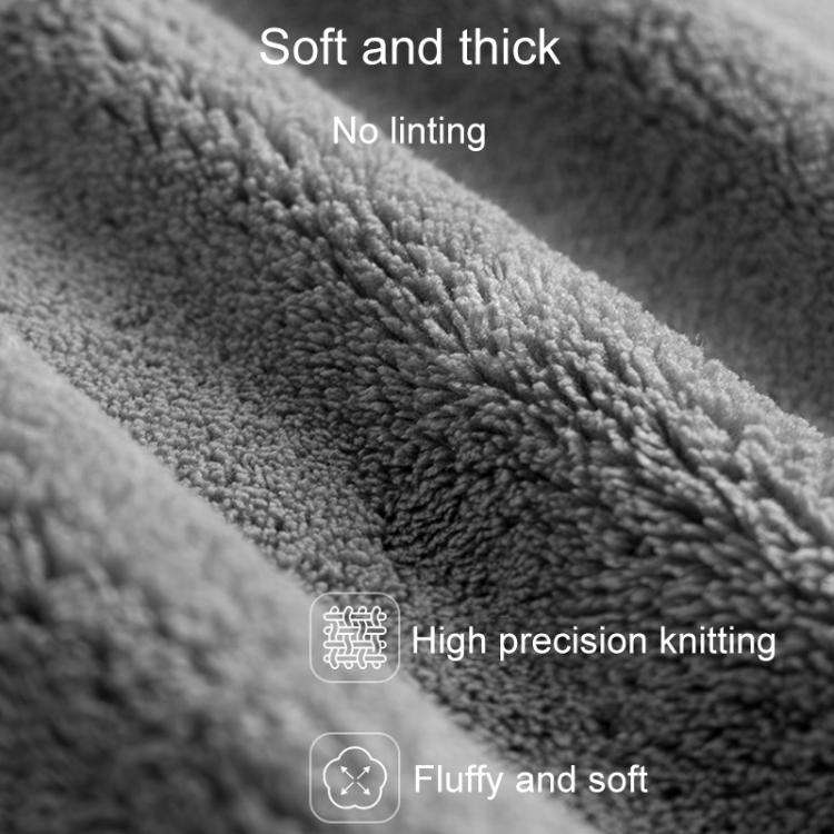 60 x 160cm SUITU ST-9009 Double-Sided Fleece Thickened Water Absorbent Quick Drying Car Wash Towel