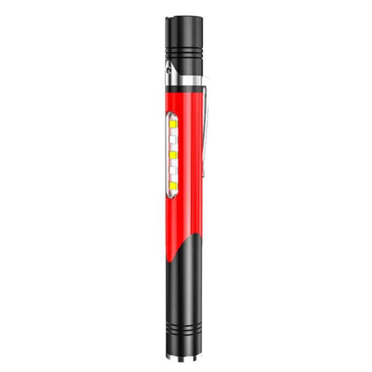 E-SMARTER B35 Pen Flashlight Rechargeable Portable Penlight(Red)