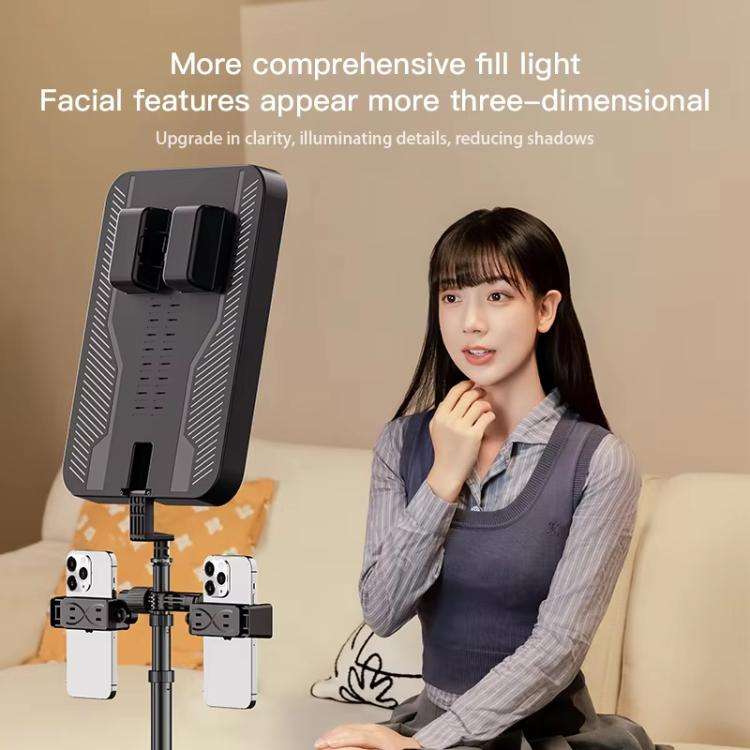 1.7m 14-Inch Suitcase Integrated Design Fill Light Foldable 3500-6000K Full-Screen Live Photograp...