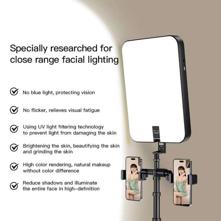 1.7m 14-Inch Suitcase Integrated Design Fill Light Foldable 3500-6000K Full-Screen Live Photograp...