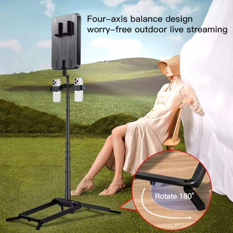 1.7m 14-Inch Suitcase Integrated Design Fill Light Foldable 3500-6000K Full-Screen Live Photograp...