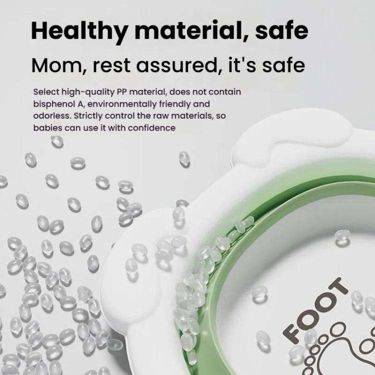 Children Silicone Folding Washbasin Portable Thickened Hangable Butt Washbasin For Babies, Color:...
