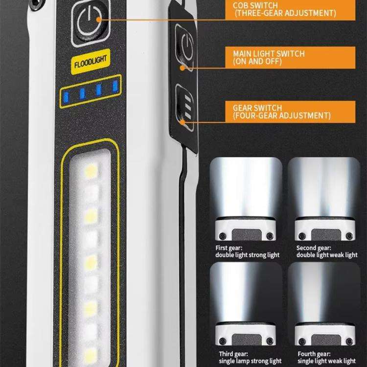 E-SMARTER STD01 COB Work Light With Power Display Outdoor Emergency Repair Light With Magnet LED ...
