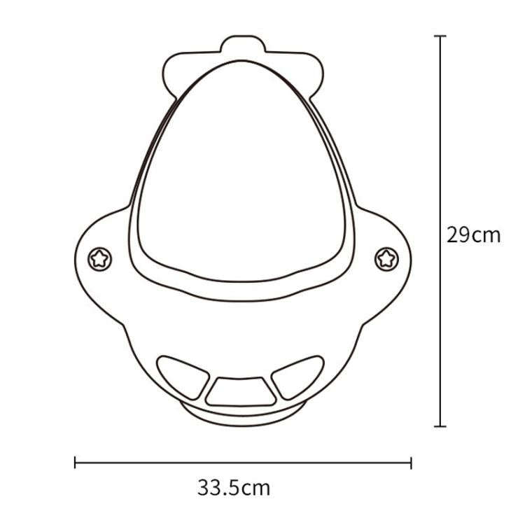 Baby Boys Potty Urinal Children Urinal Toilet Wall-mounted Standing Potty Pee Device(Yellow)