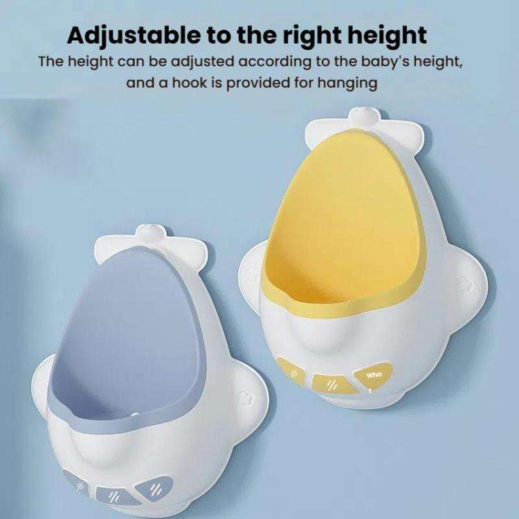 Baby Boys Potty Urinal Children Urinal Toilet Wall-mounted Standing Potty Pee Device(Yellow)