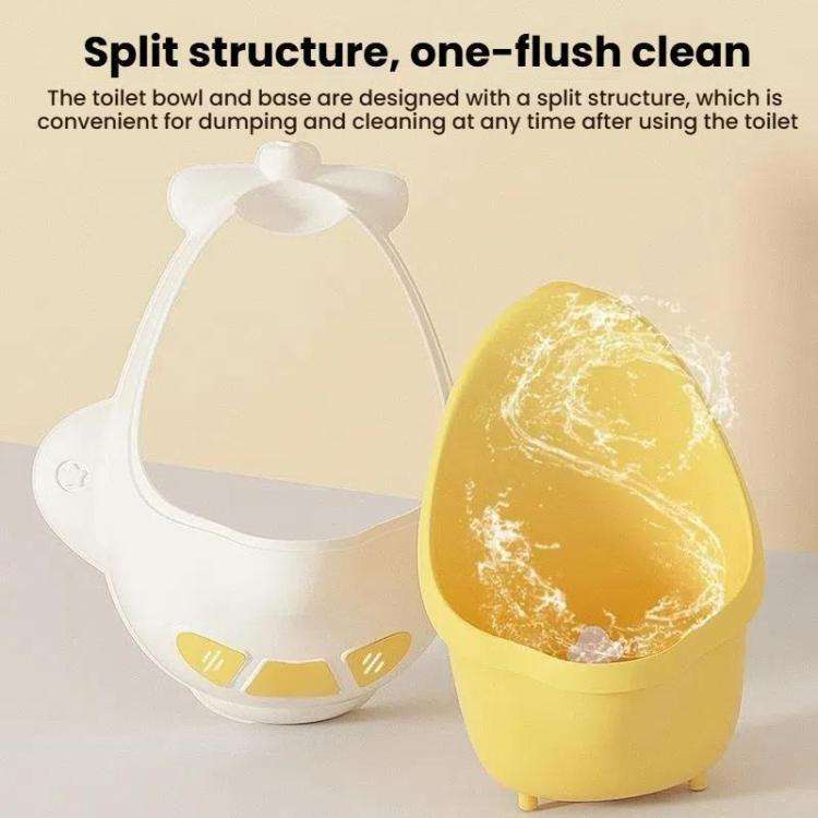 Baby Boys Potty Urinal Children Urinal Toilet Wall-mounted Standing Potty Pee Device(Yellow)