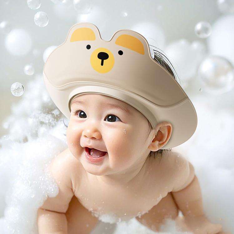 Children Shampoo Cap Shower Hat Waterproof Ear Protection Double Layer Portable Foldable Shower C...