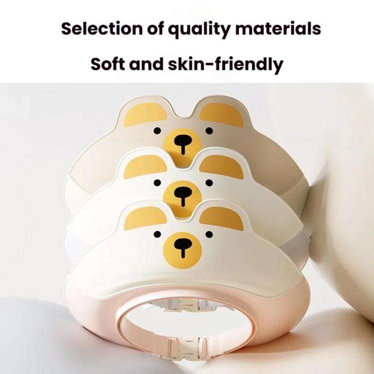 Children Shampoo Cap Shower Hat Waterproof Ear Protection Double Layer Portable Foldable Shower C...