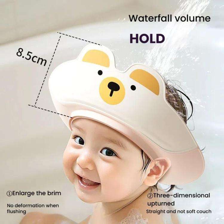 Children Shampoo Cap Shower Hat Waterproof Ear Protection Double Layer Portable Foldable Shower C...